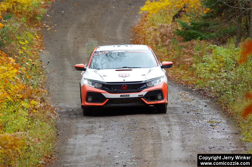 Gabriel Nieves / Thomas Hoster Honda Civic Hatchback Sport on SS12, Trouble I.