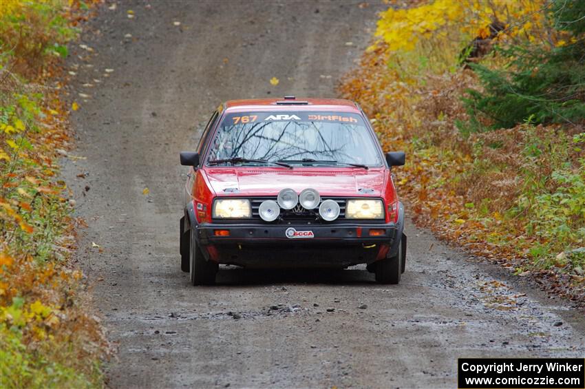 Nino Ortega / Jason Cook VW GTI on SS12, Trouble I.