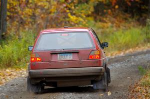 Nino Ortega / Jason Cook VW GTI on SS12, Trouble I.