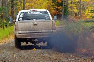 A Chevy Silverado pickup sweeps SS12, Trouble I.