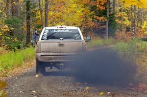 A Chevy Silverado pickup sweeps SS12, Trouble I.