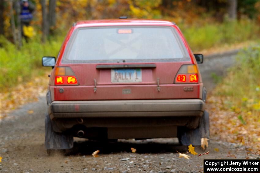 Nino Ortega / Jason Cook VW GTI on SS12, Trouble I.