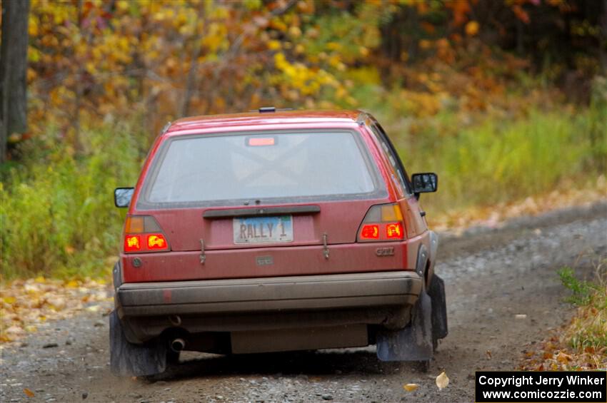 Nino Ortega / Jason Cook VW GTI on SS12, Trouble I.