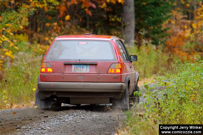 Nino Ortega / Jason Cook VW GTI on SS12, Trouble I.