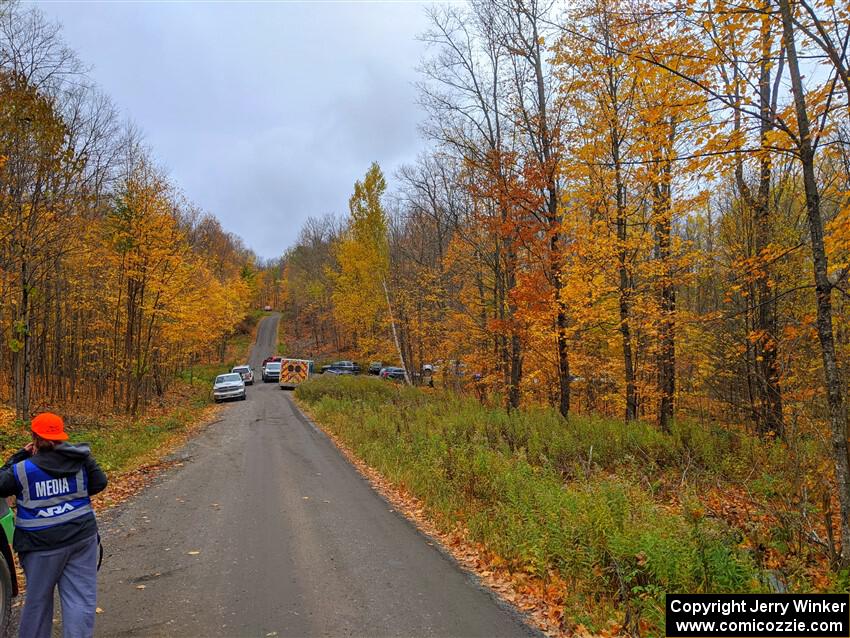 The view of the road leading to SS14, Trouble II.