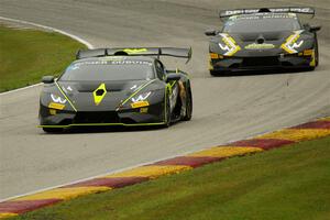 Matt Dicken's and Justin Price's Lamborghini Huracán LP 620-2 Super Trofeo EVOs