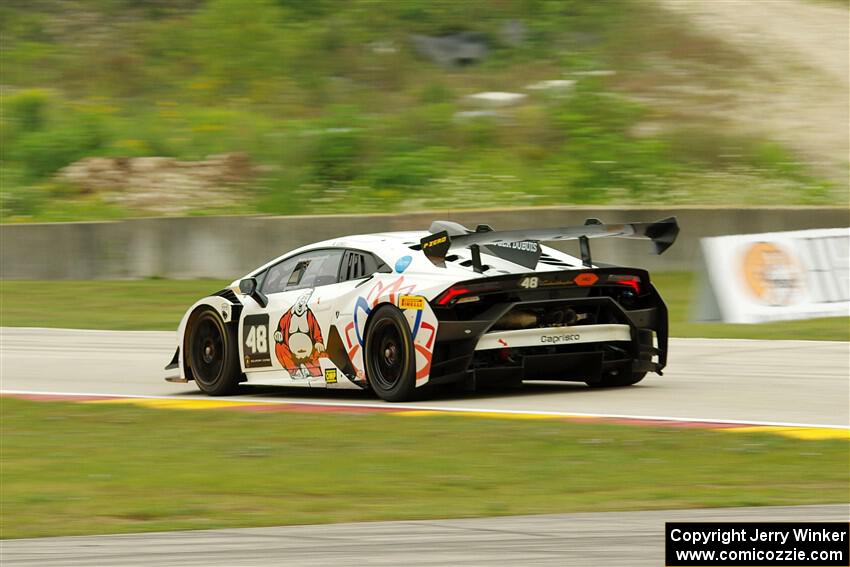 Alec Udell's Lamborghini Huracán LP 620-2 Super Trofeo EVO