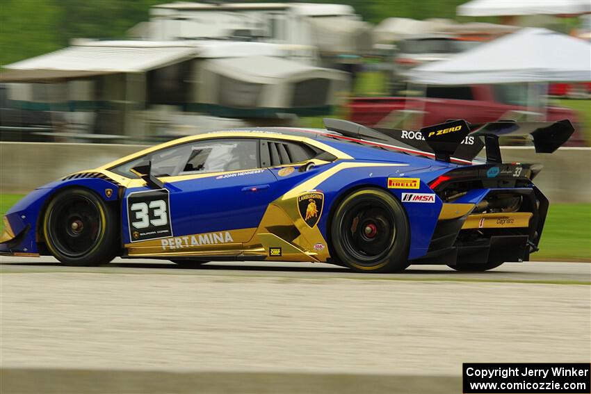 John Hennessy's Lamborghini Huracán LP 620-2 Super Trofeo EVO