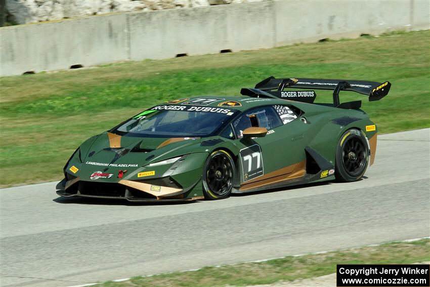 Jake Walker's Lamborghini Huracán LP 620-2 Super Trofeo Evo2