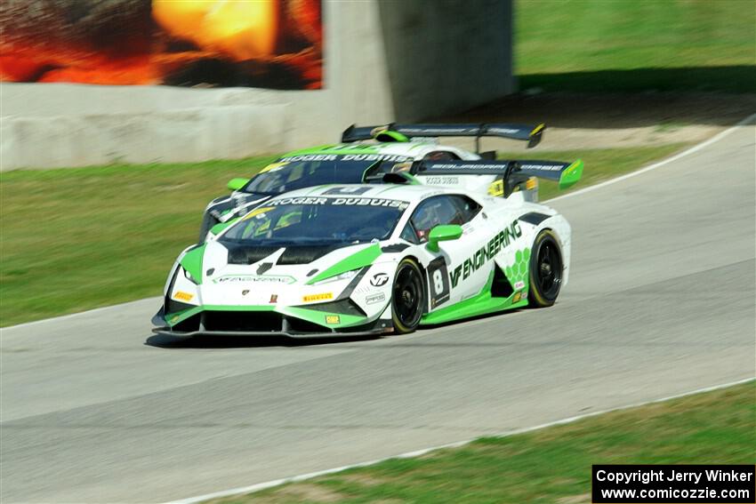 Damon Ockey / Patrick Liddy and Bryson Lew / John Dubets Lamborghini Huracán LP 620-2 Super Trofeo Evo2s