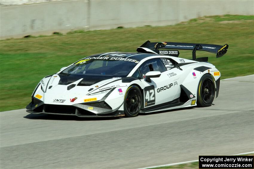 Lucas Petersson / Ashley Freiberg Lamborghini Huracán LP 620-2 Super Trofeo Evo2