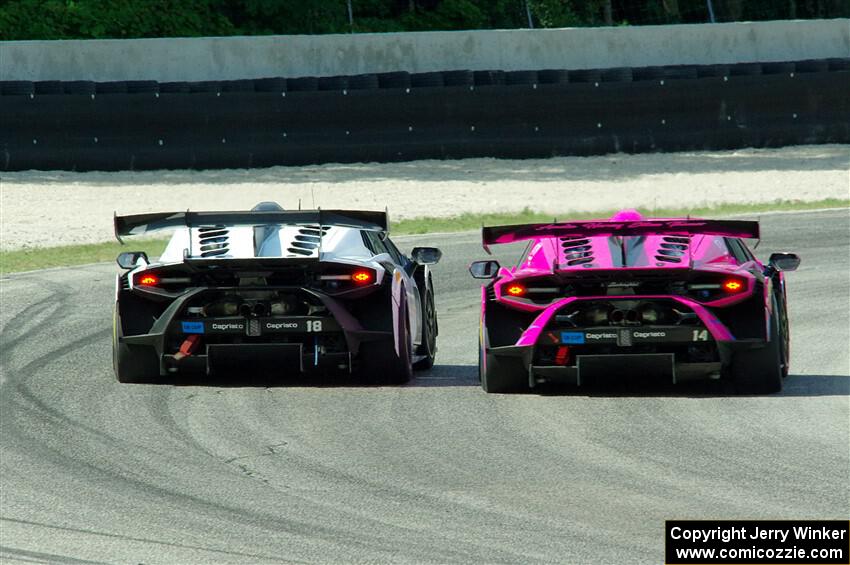 Todd Archer / Tiger Tari and Slade Stewart's Lamborghini Huracán LP 620-2 Super Trofeo Evo2s