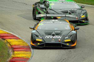 John Hennessy's and Martin Fuentes Telich / Caesar Bacarella Lamborghini Huracán LP 620-2 Super Trofeo Evo2s