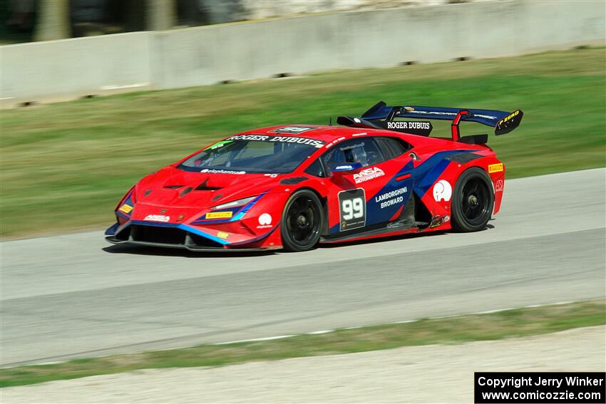 Jordan O'Brien's Lamborghini Huracán LP 620-2 Super Trofeo Evo2