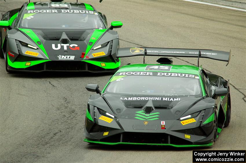 Martin Fuentes Telich / Caesar Bacarella and Keawn Tandon's Lamborghini Huracán LP 620-2 Super Trofeo Evo2s