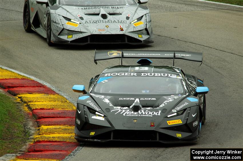 Ofir Levy / Jon Hirshberg and Rodrigo Vales / Rogelio Perusquia Lamborghini Huracán LP 620-2 Super Trofeo Evo2s