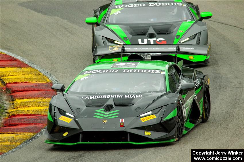 Martin Fuentes Telich / Caesar Bacarella and Keawn Tandon's Lamborghini Huracán LP 620-2 Super Trofeo Evo2s