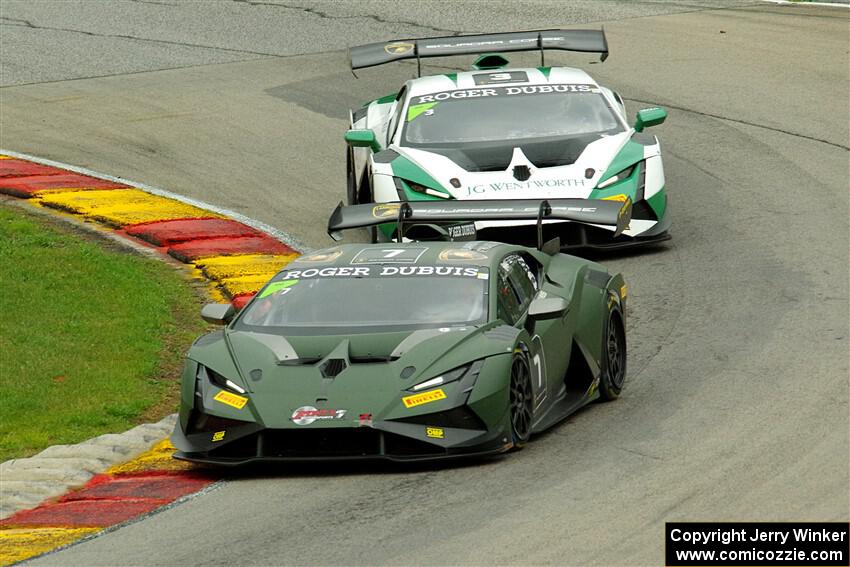 A.J. Muss / Caleb Bacon and Randy Sellari's Lamborghini Huracán LP 620-2 Super Trofeo Evo2s