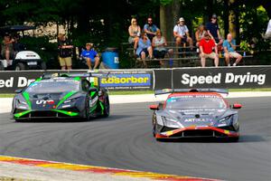 Rodrigo Vales / Rogelio Perusquia and Fred Roberts' Lamborghini Huracán LP 620-2 Super Trofeo Evo2s