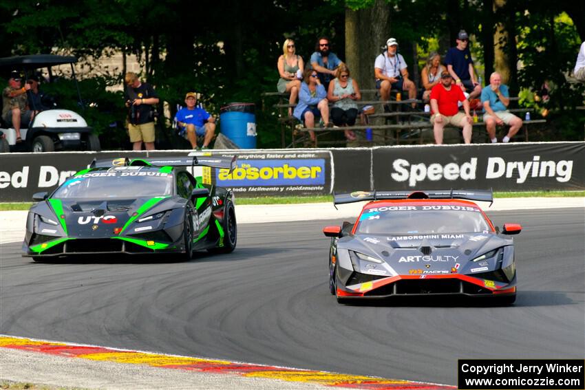 Rodrigo Vales / Rogelio Perusquia and Fred Roberts' Lamborghini Huracán LP 620-2 Super Trofeo Evo2s