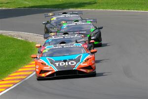 Wesley Slimp / Tyler Hoffman and Raymond Davoudi's Lamborghini Huracán LP 620-2 Super Trofeo Evo2s