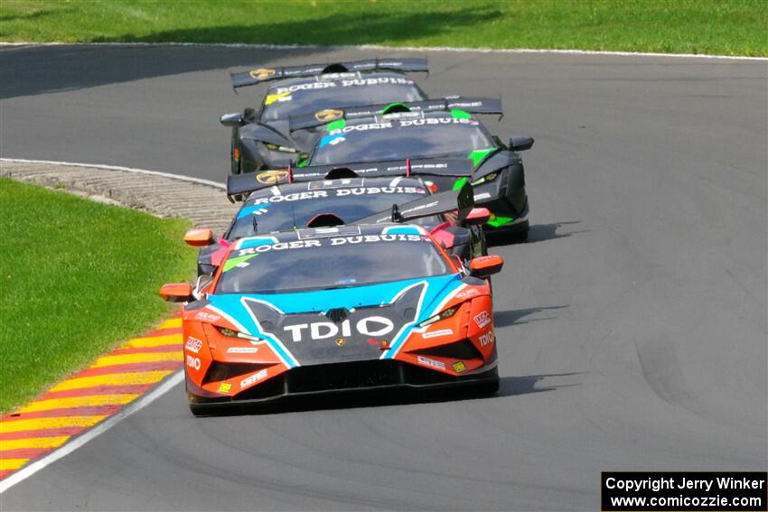 Wesley Slimp / Tyler Hoffman and Raymond Davoudi's Lamborghini Huracán LP 620-2 Super Trofeo Evo2s