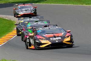 Raymond Davoudi's and Fred Roberts' Lamborghini Huracán LP 620-2 Super Trofeo Evo2s