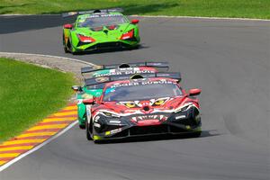 Tiger Tari's and Giano Taurino / Lucas Petersson Lamborghini Huracán LP 620-2 Super Trofeo Evo2s