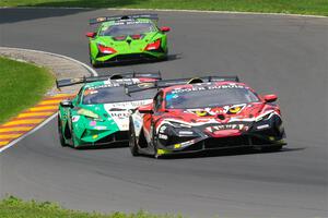 Tiger Tari's and Giano Taurino / Lucas Petersson Lamborghini Huracán LP 620-2 Super Trofeo Evo2s