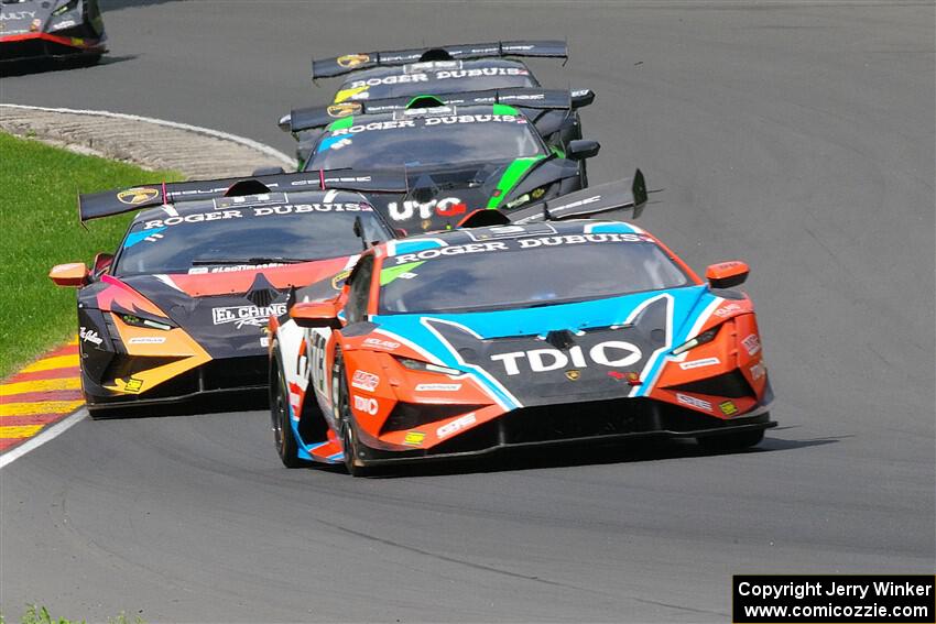 Wesley Slimp / Tyler Hoffman and Raymond Davoudi's Lamborghini Huracán LP 620-2 Super Trofeo Evo2s