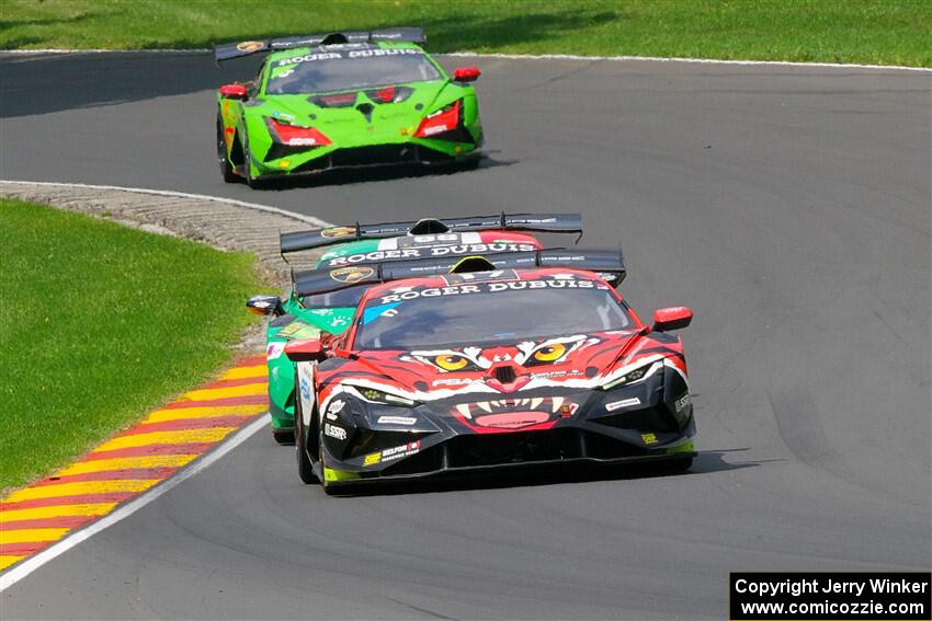 Tiger Tari's and Giano Taurino / Lucas Petersson Lamborghini Huracán LP 620-2 Super Trofeo Evo2s