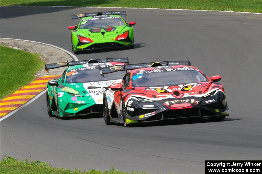 Tiger Tari's and Giano Taurino / Lucas Petersson Lamborghini Huracán LP 620-2 Super Trofeo Evo2s