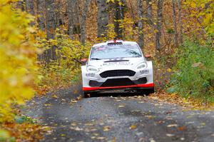 Tom Williams / Ross Whittock Ford Fiesta Rally2 on SS14, Trouble II.