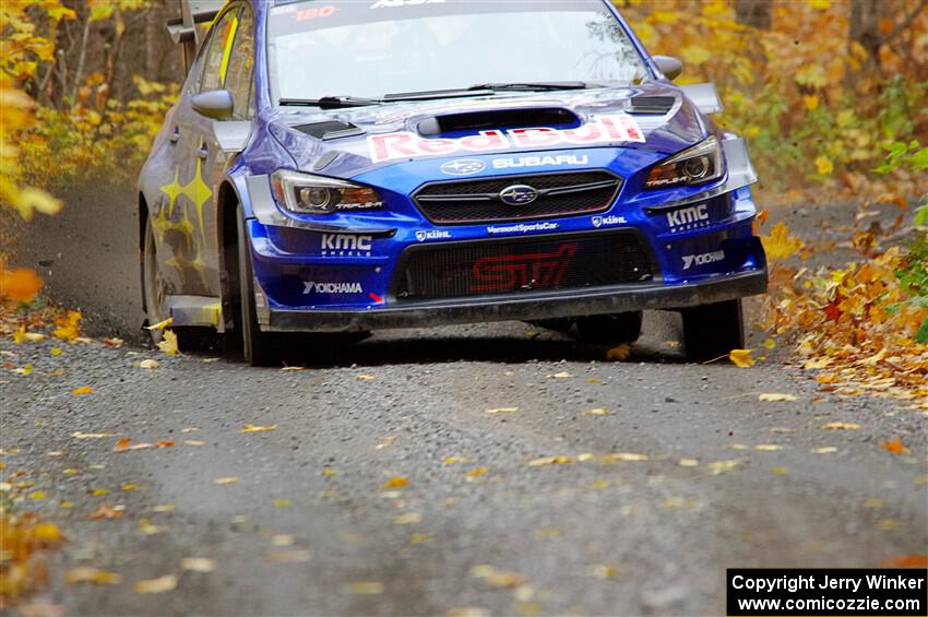 Brandon Semenuk / Keaton Williams Subaru WRX STi on SS14, Trouble II.