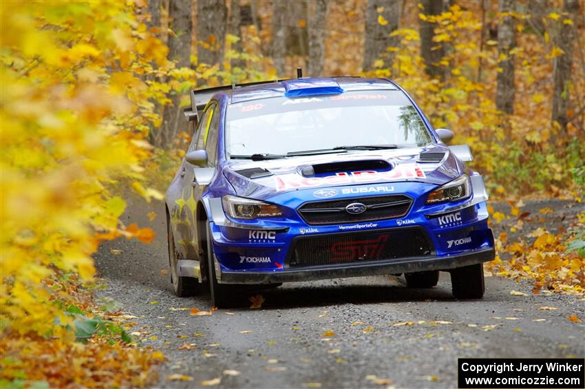 Brandon Semenuk / Keaton Williams Subaru WRX STi on SS14, Trouble II.