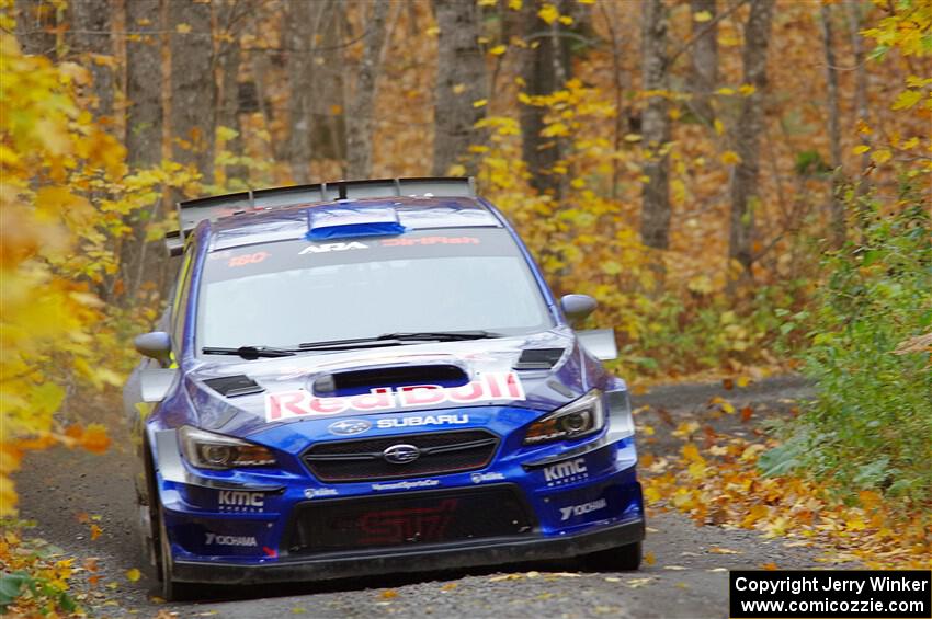 Brandon Semenuk / Keaton Williams Subaru WRX STi on SS14, Trouble II.