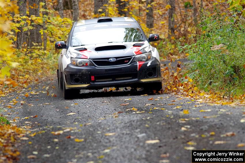 Grzegorz Bugaj / Ela Dziubanski Subaru WRX STi on SS14, Trouble II.