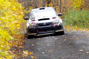 Grzegorz Bugaj / Ela Dziubanski Subaru WRX STi on SS14, Trouble II.