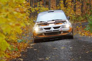 Tim Whitteridge / Ryan Dunham Mitsubishi Lancer Evo VIII on SS14, Trouble II.