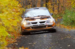 Tim Whitteridge / Ryan Dunham Mitsubishi Lancer Evo VIII on SS14, Trouble II.