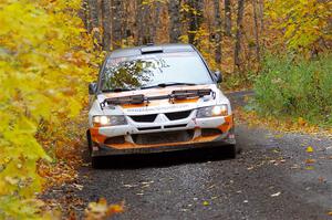 Tim Whitteridge / Ryan Dunham Mitsubishi Lancer Evo VIII on SS14, Trouble II.