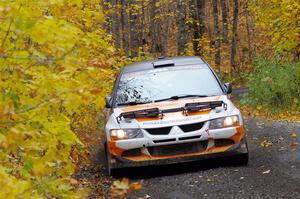 Tim Whitteridge / Ryan Dunham Mitsubishi Lancer Evo VIII on SS14, Trouble II.