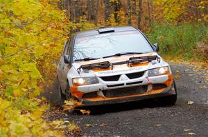 Tim Whitteridge / Ryan Dunham Mitsubishi Lancer Evo VIII on SS14, Trouble II.