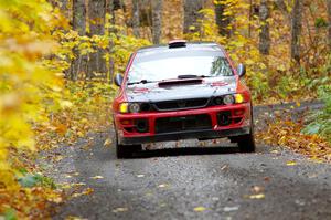 Mark Piatkowski / Aaron Crescenti Subaru Impreza 2.5RS on SS14, Trouble II.