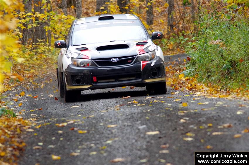 Grzegorz Bugaj / Ela Dziubanski Subaru WRX STi on SS14, Trouble II.