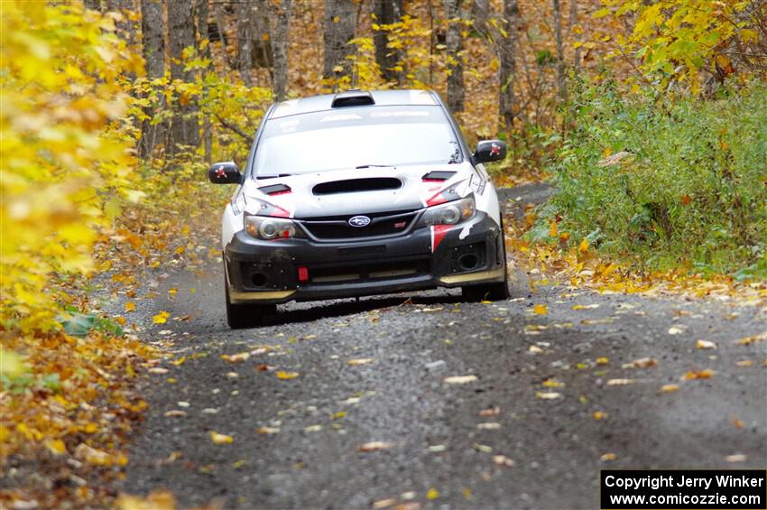 Grzegorz Bugaj / Ela Dziubanski Subaru WRX STi on SS14, Trouble II.