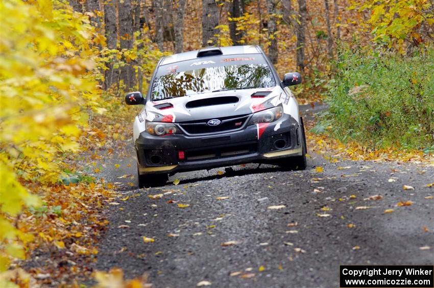 Grzegorz Bugaj / Ela Dziubanski Subaru WRX STi on SS14, Trouble II.