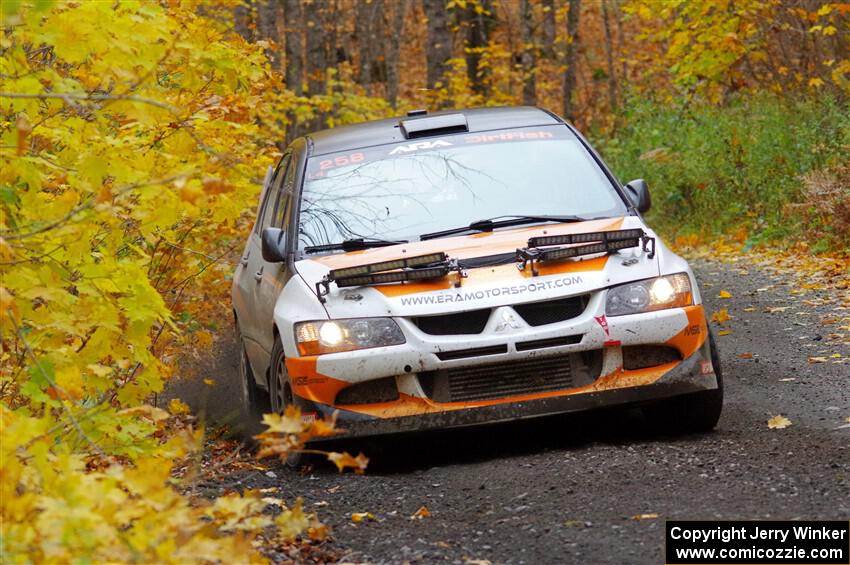 Tim Whitteridge / Ryan Dunham Mitsubishi Lancer Evo VIII on SS14, Trouble II.