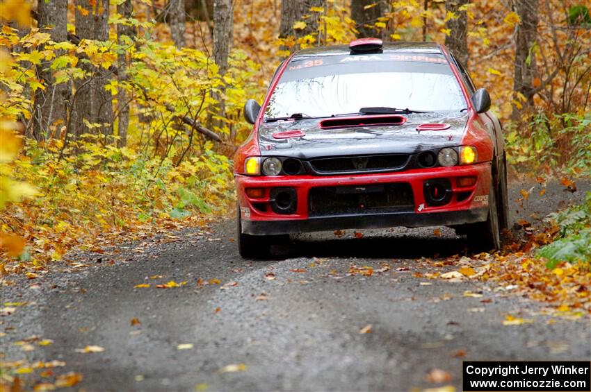 Mark Piatkowski / Aaron Crescenti Subaru Impreza 2.5RS on SS14, Trouble II.