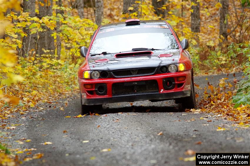 Mark Piatkowski / Aaron Crescenti Subaru Impreza 2.5RS on SS14, Trouble II.